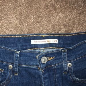 Mile High Super Skinny Levi’s Jeans